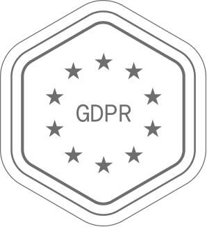 GDPR compliance badge.