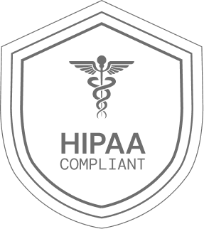 Compliance certification badge.