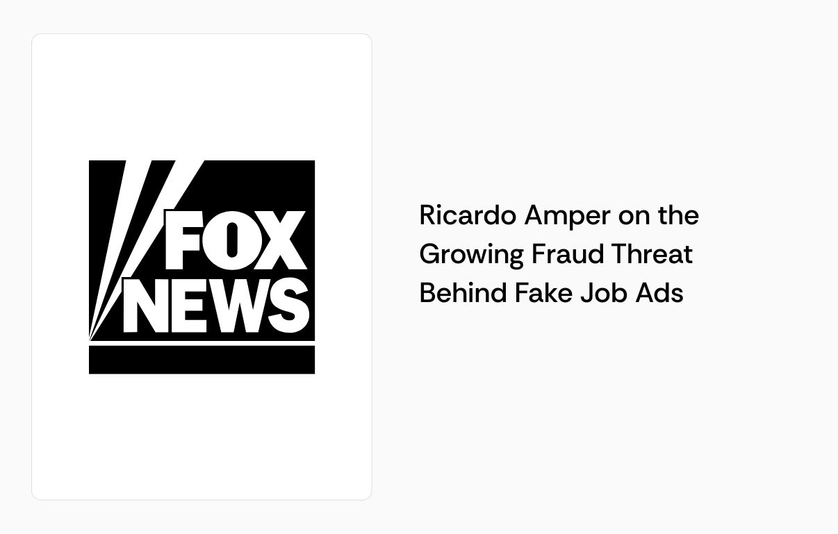 Ricardo Amper on the Growing Fraud Threat Behind Fake Job Ads