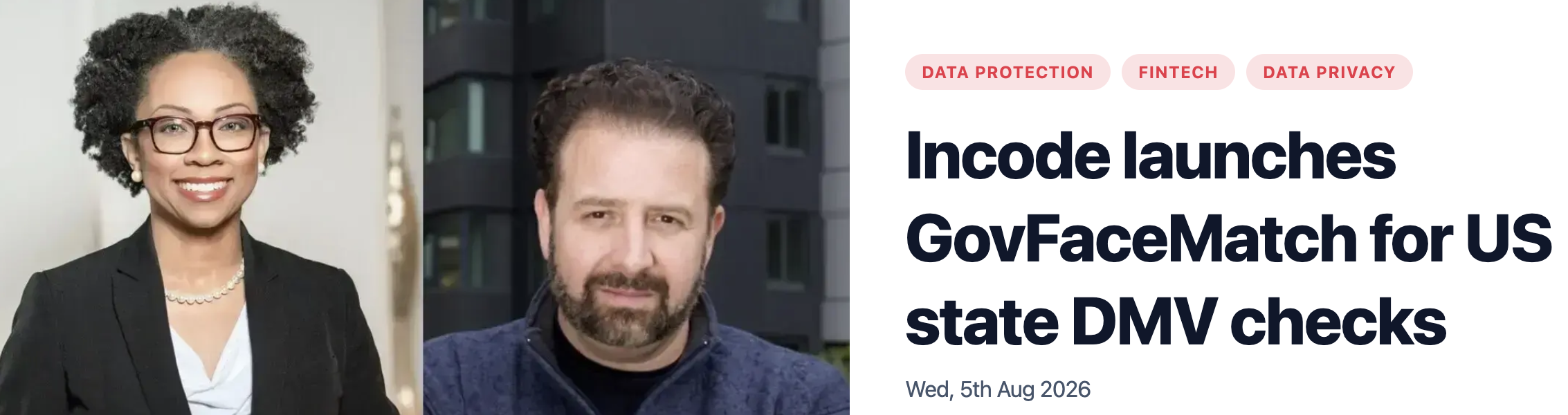 Incode launches GovFaceMatch for US state DMV checks